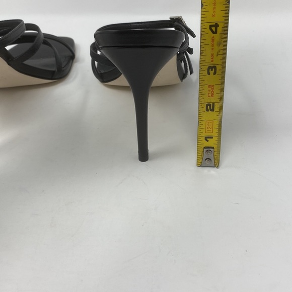 NEW ASTER capri shoe strappy high heeled, black sandals. without box Size 8.5 - Picture 7 of 7